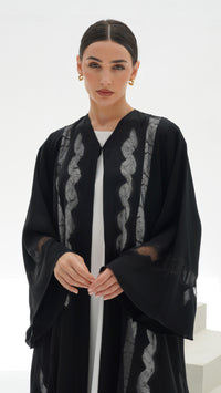 C 1111 Black Abaya - XS / 49