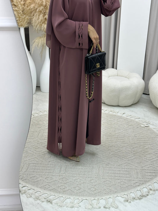 C 0144 Purple Abaya