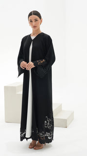 C 1114 Black Abaya
