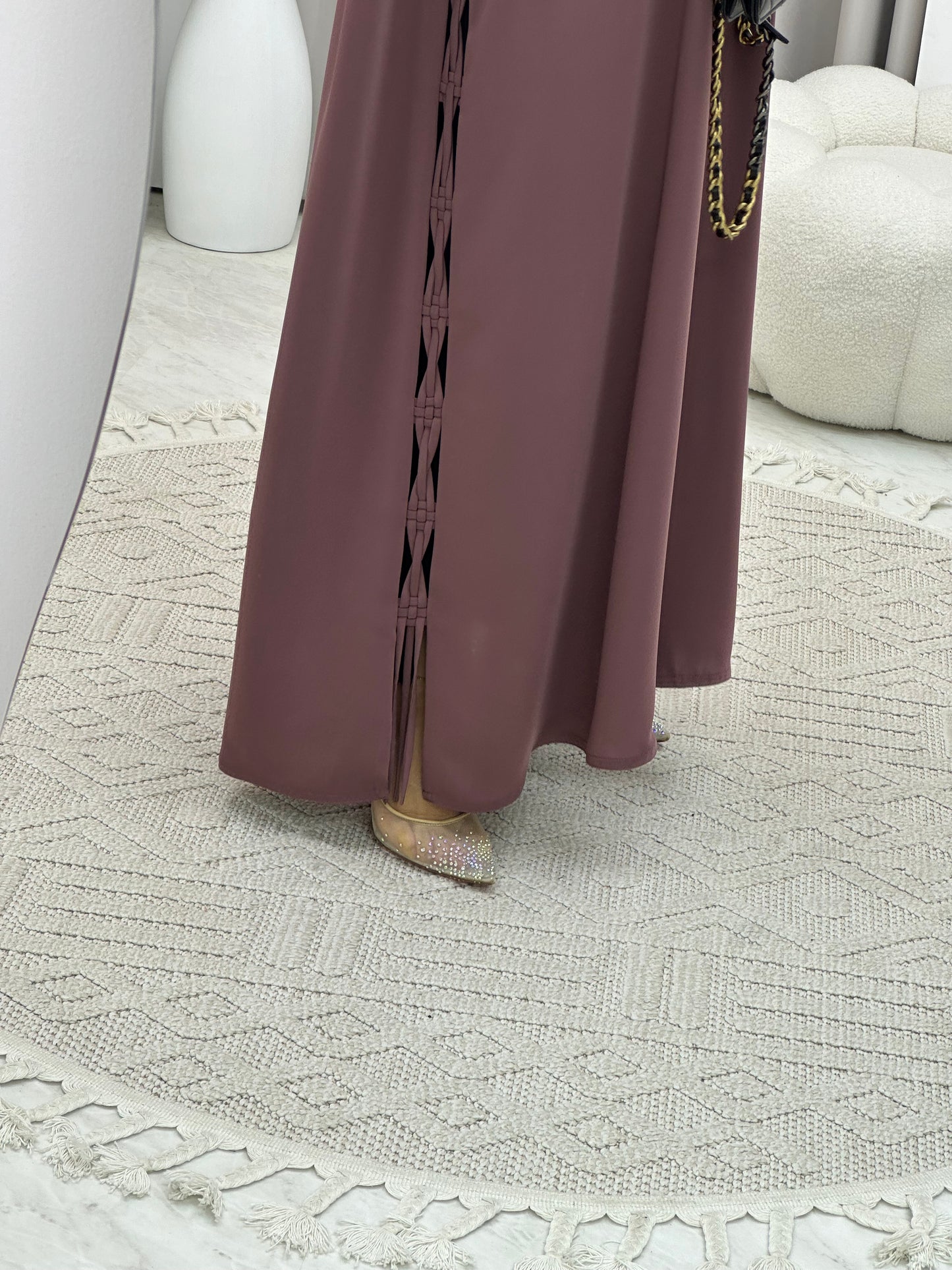 C 0144 Purple Abaya