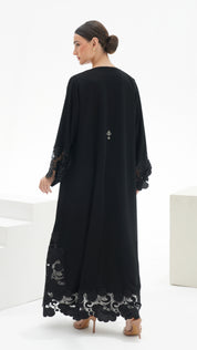 C 1114 Black Abaya