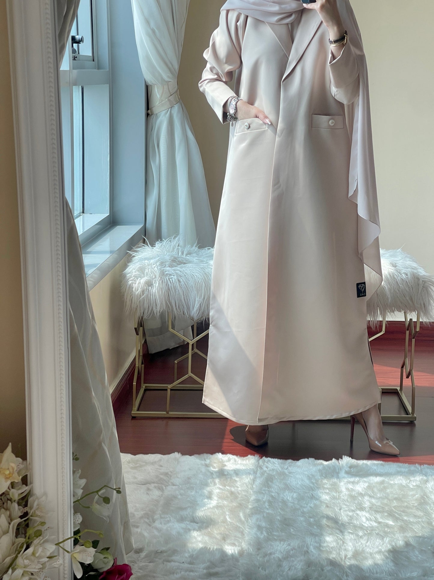 C-RTW-Beige-Satin-Coat-Abaya-Set