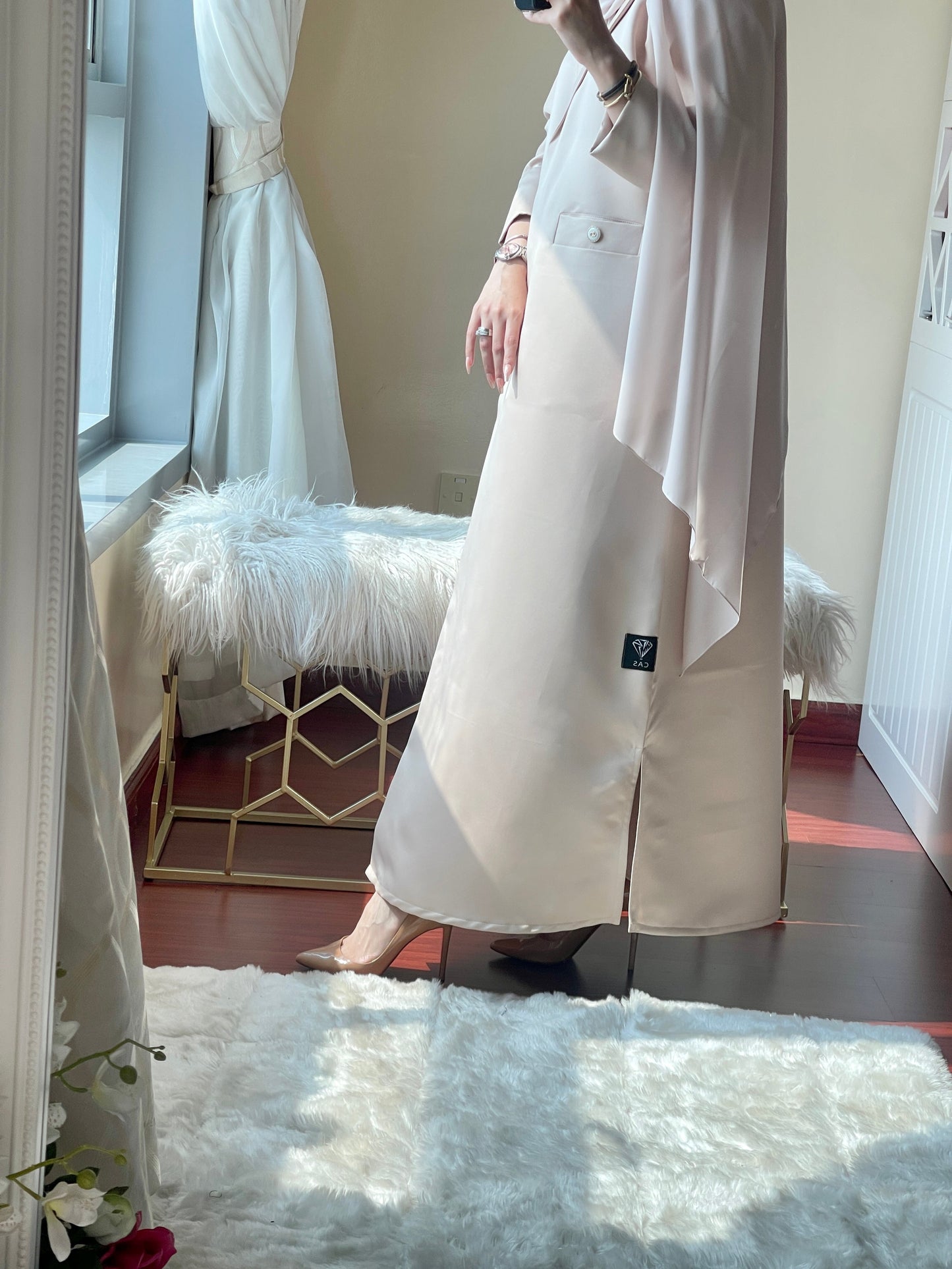 C-RTW-Beige-Satin-Coat-Abaya-Set