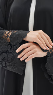 C 1114 Black Abaya