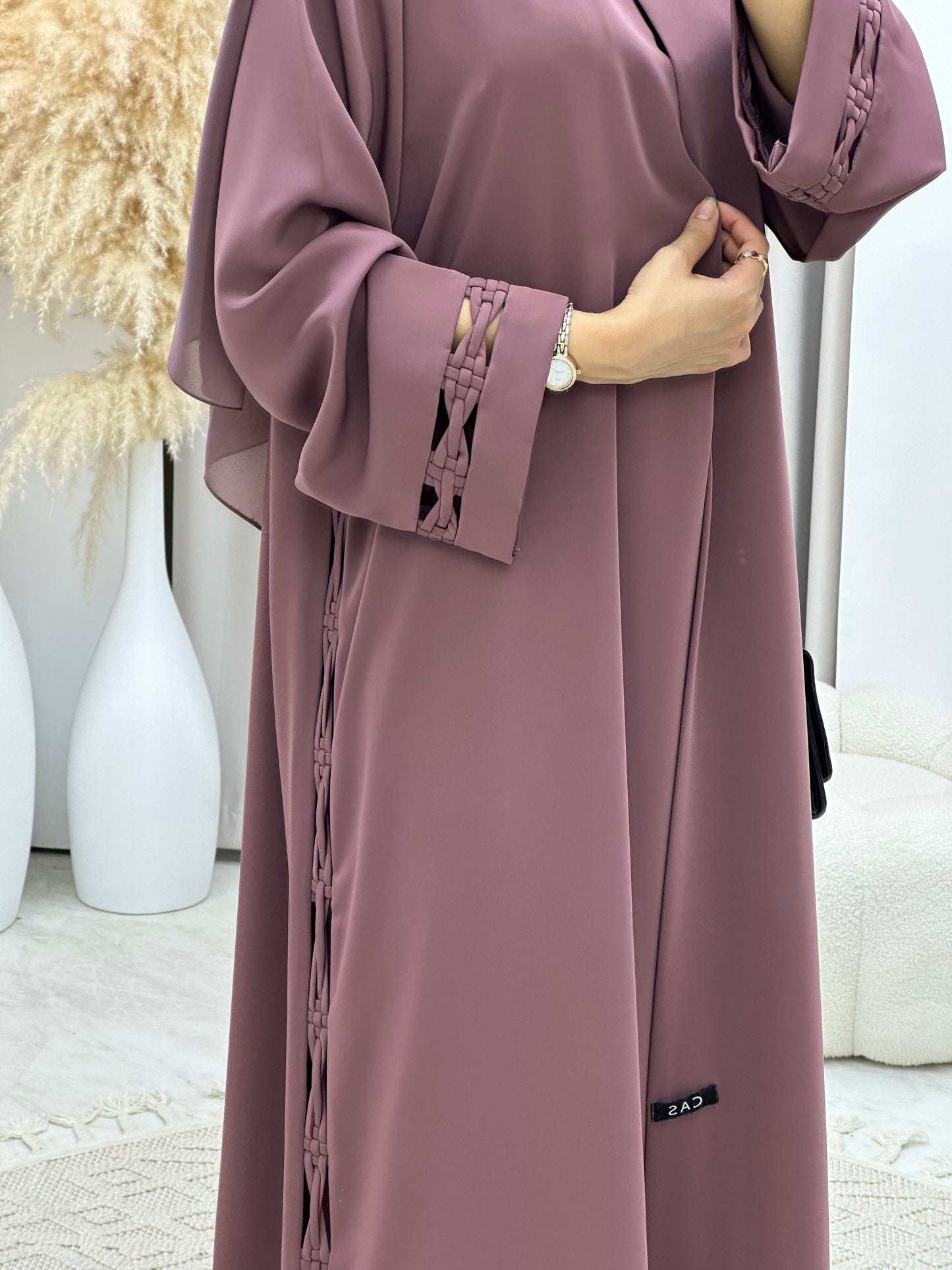 C 0144 Purple Abaya