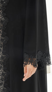 C 1123 Black Abaya