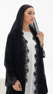 C 1123 Black Abaya
