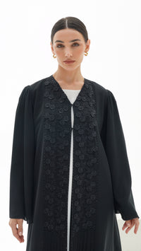 C 1116 Black Abaya - XS / 49
