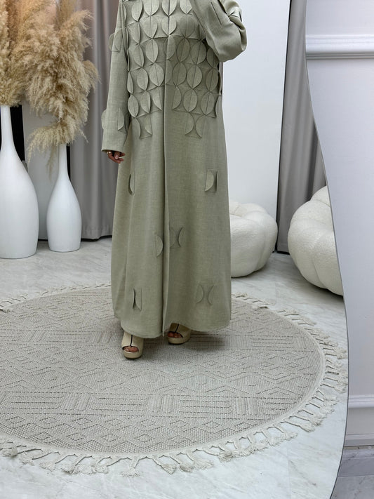 C 0156 Beige Abaya