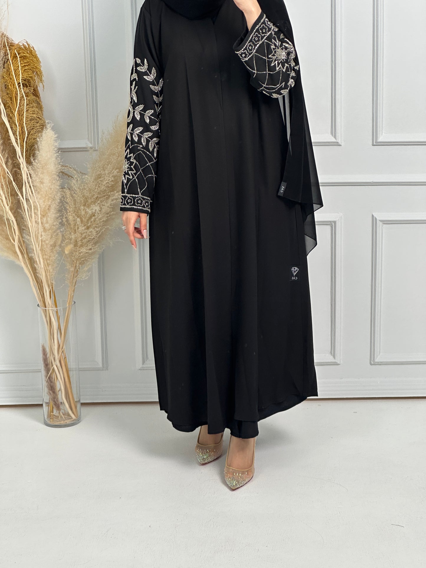 C-Black-Crepe-Evening-Abaya-Set-63