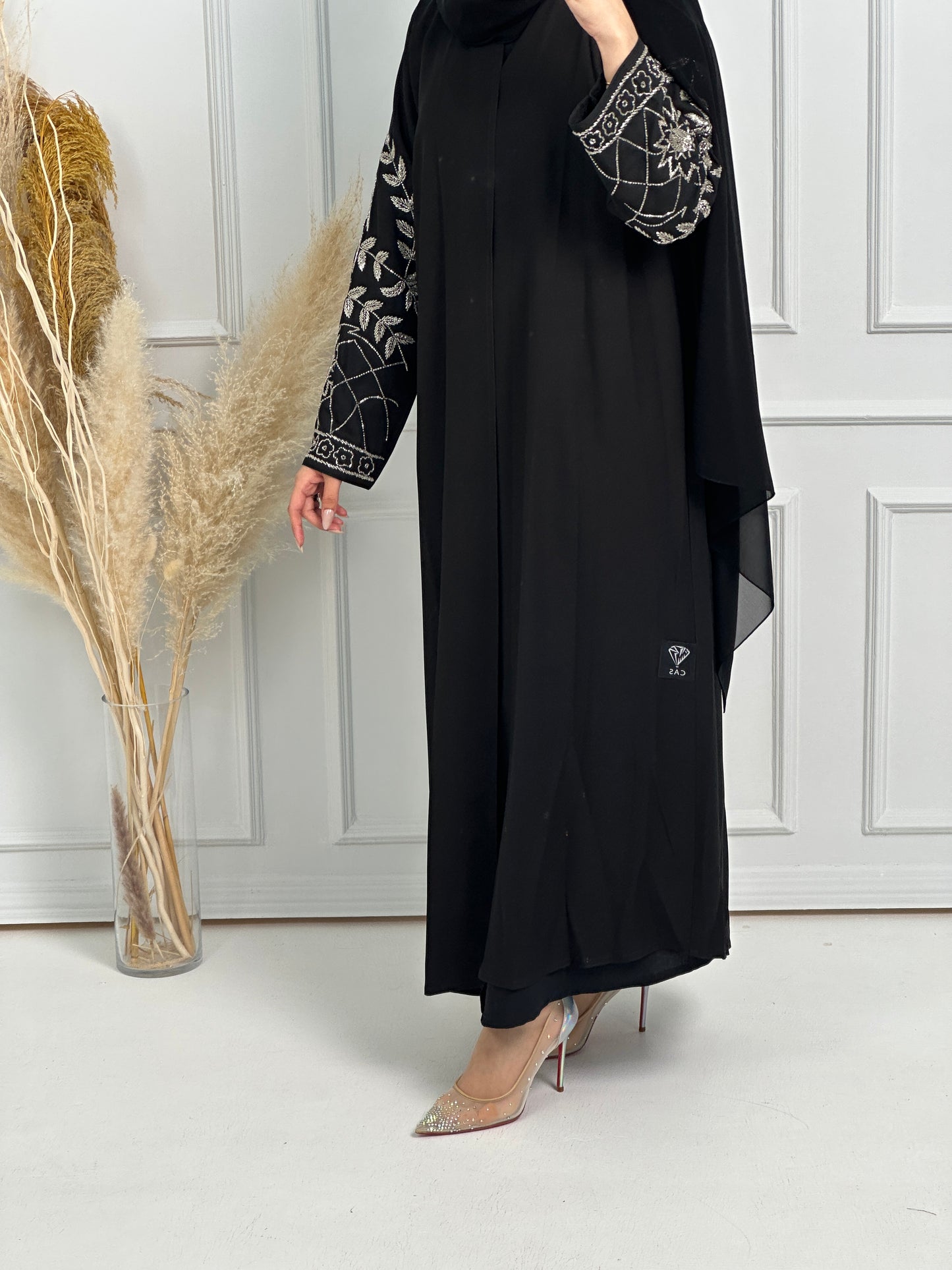 C-Black-Crepe-Evening-Abaya-Set-63