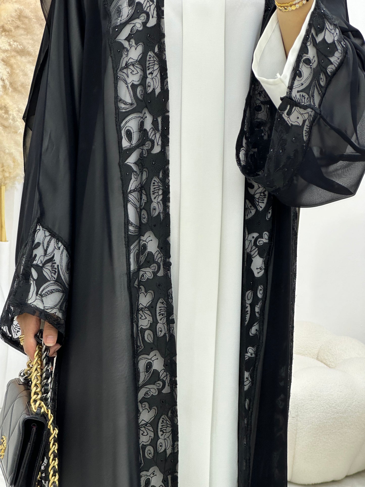 C 0334 Black Abaya