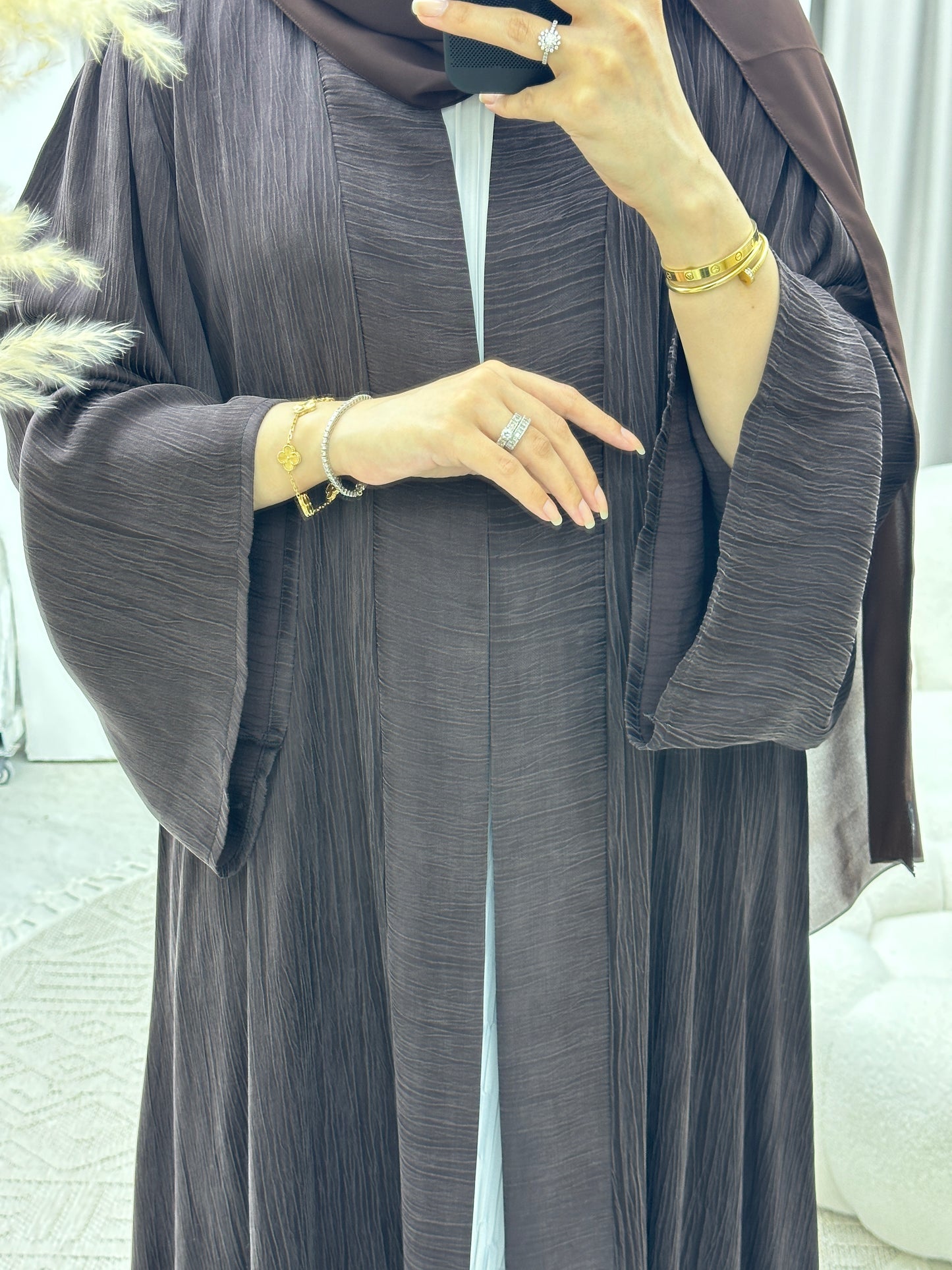 C RTW Turkish Ramadan Brown Abaya