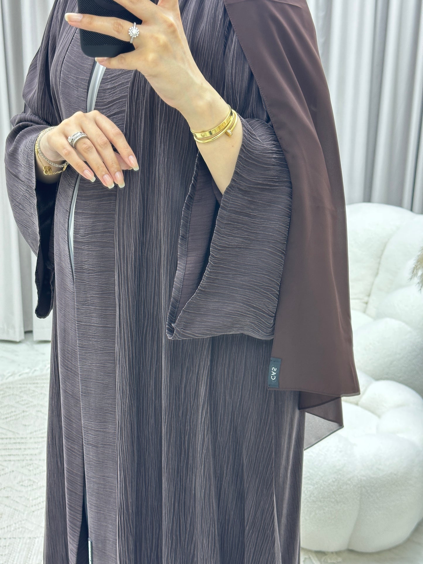 C Turkish Ramadan Brown Abaya