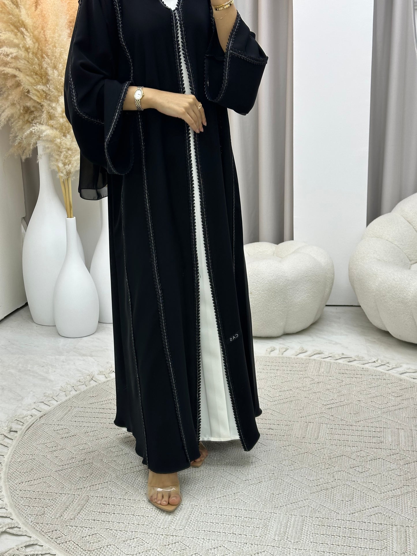 C 0598 Black Abaya