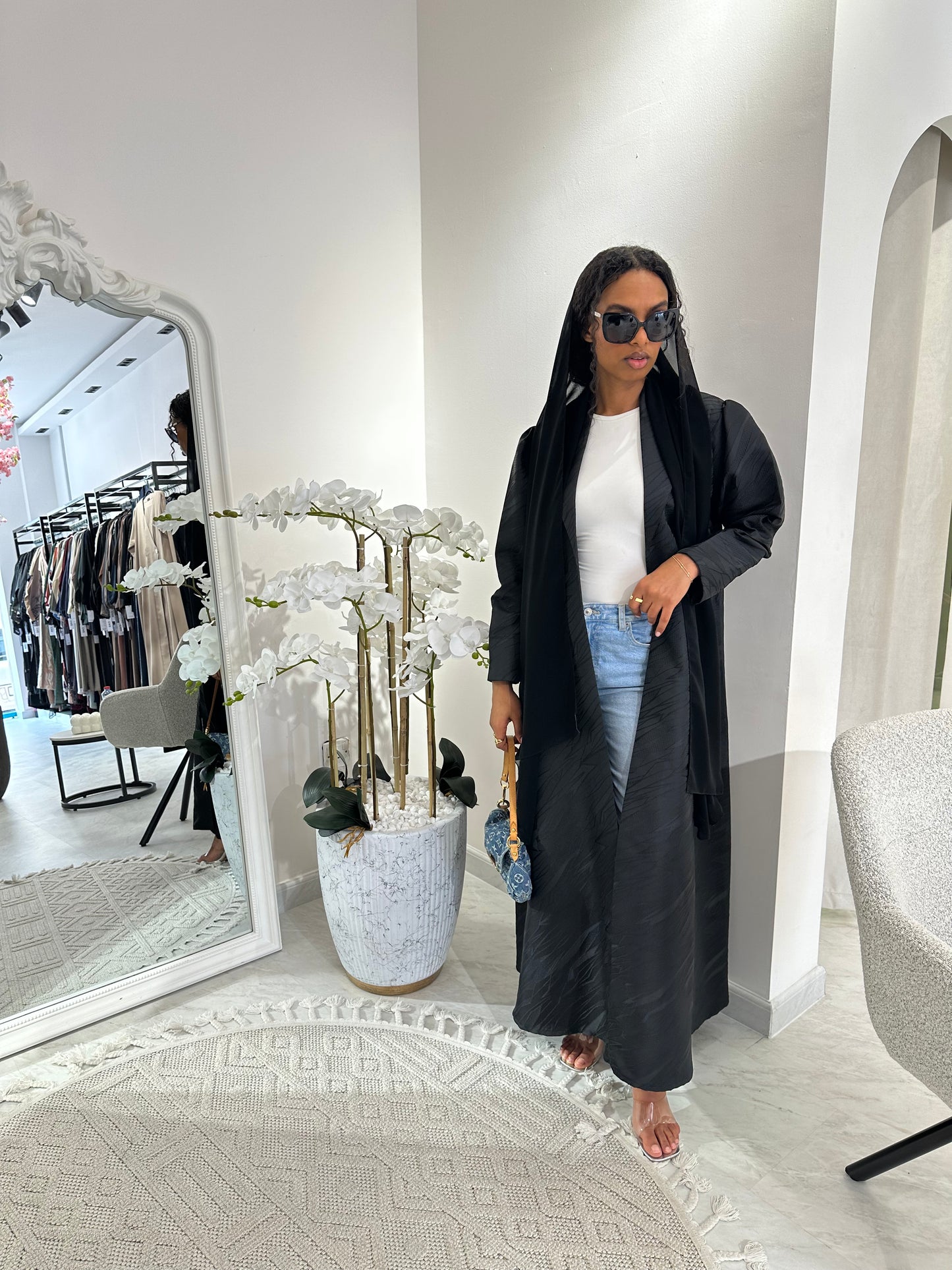 C Black Summer Work Abaya 05