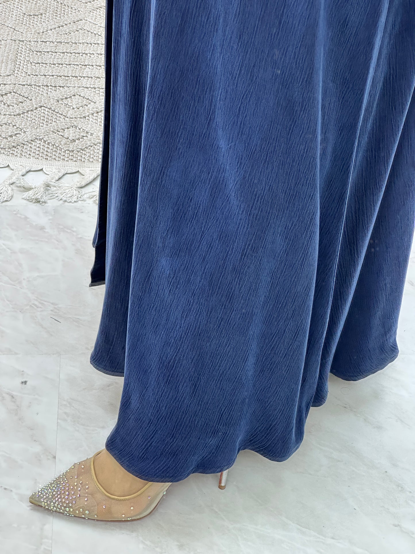 C Turkish Ramadan Blue Abaya