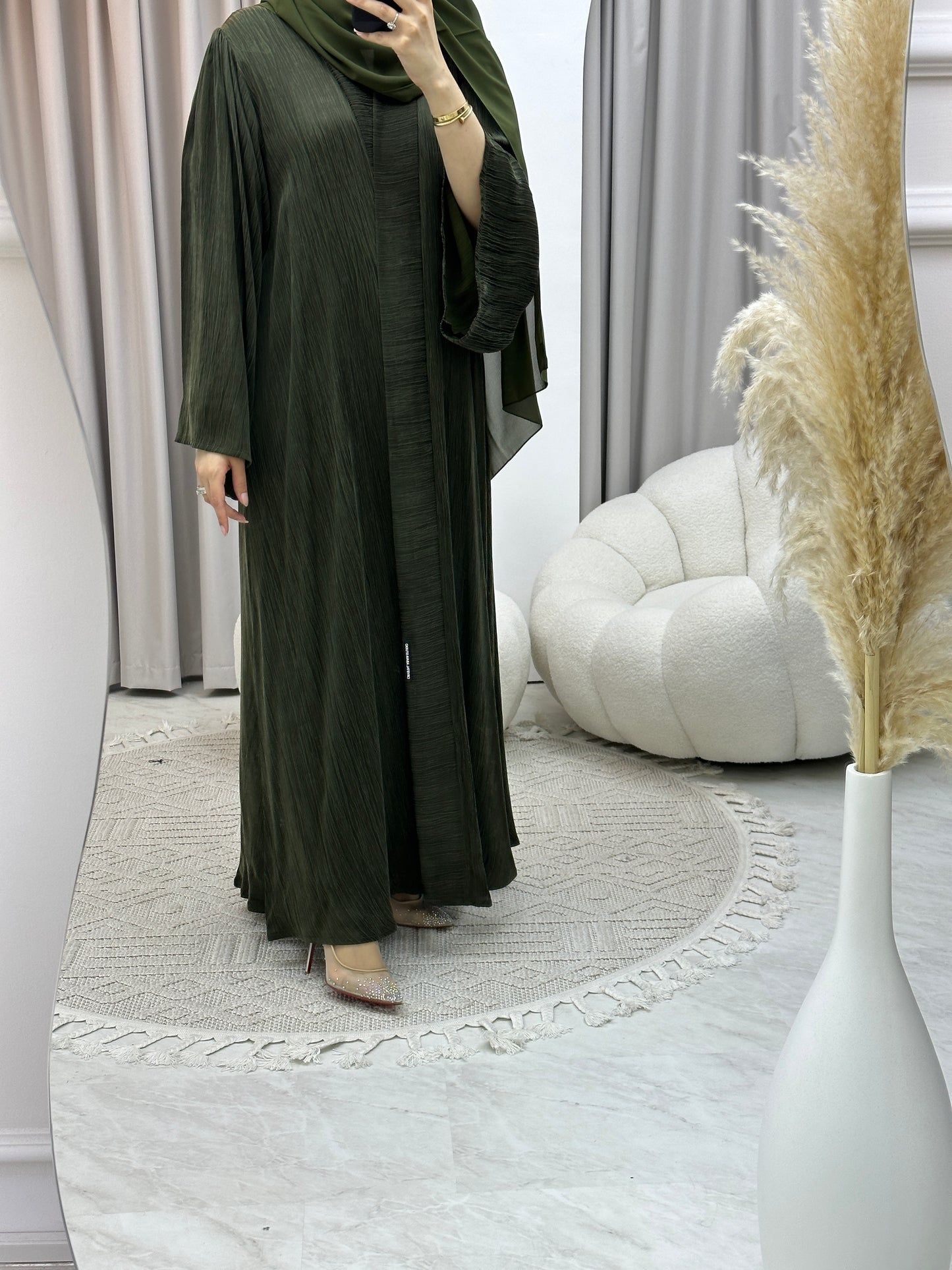 C Turkish Ramadan Green Abaya