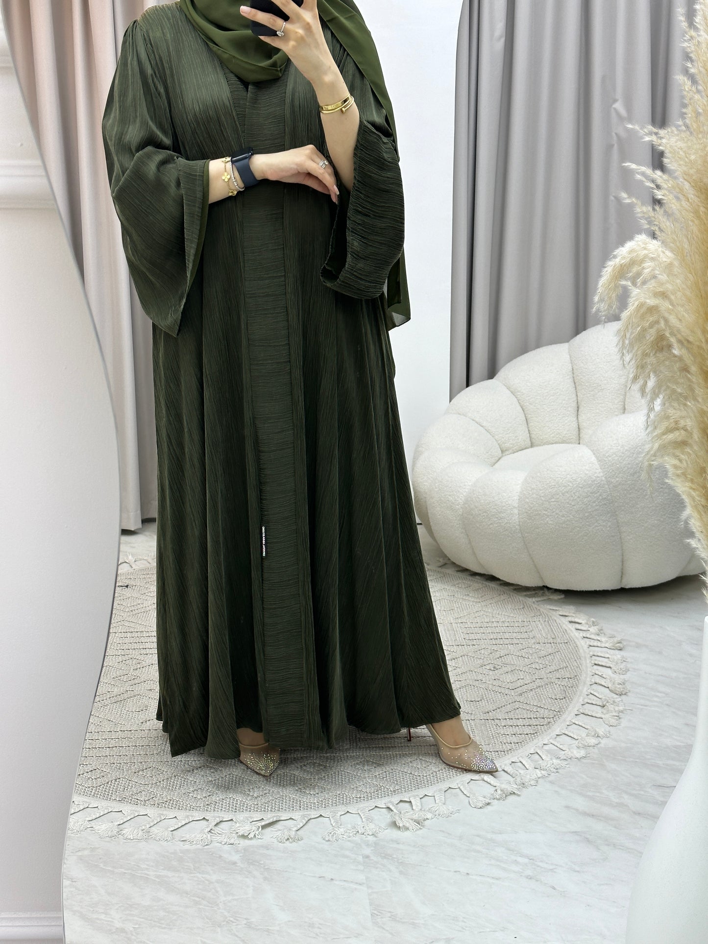 C RTW Turkish Ramadan Green Abaya