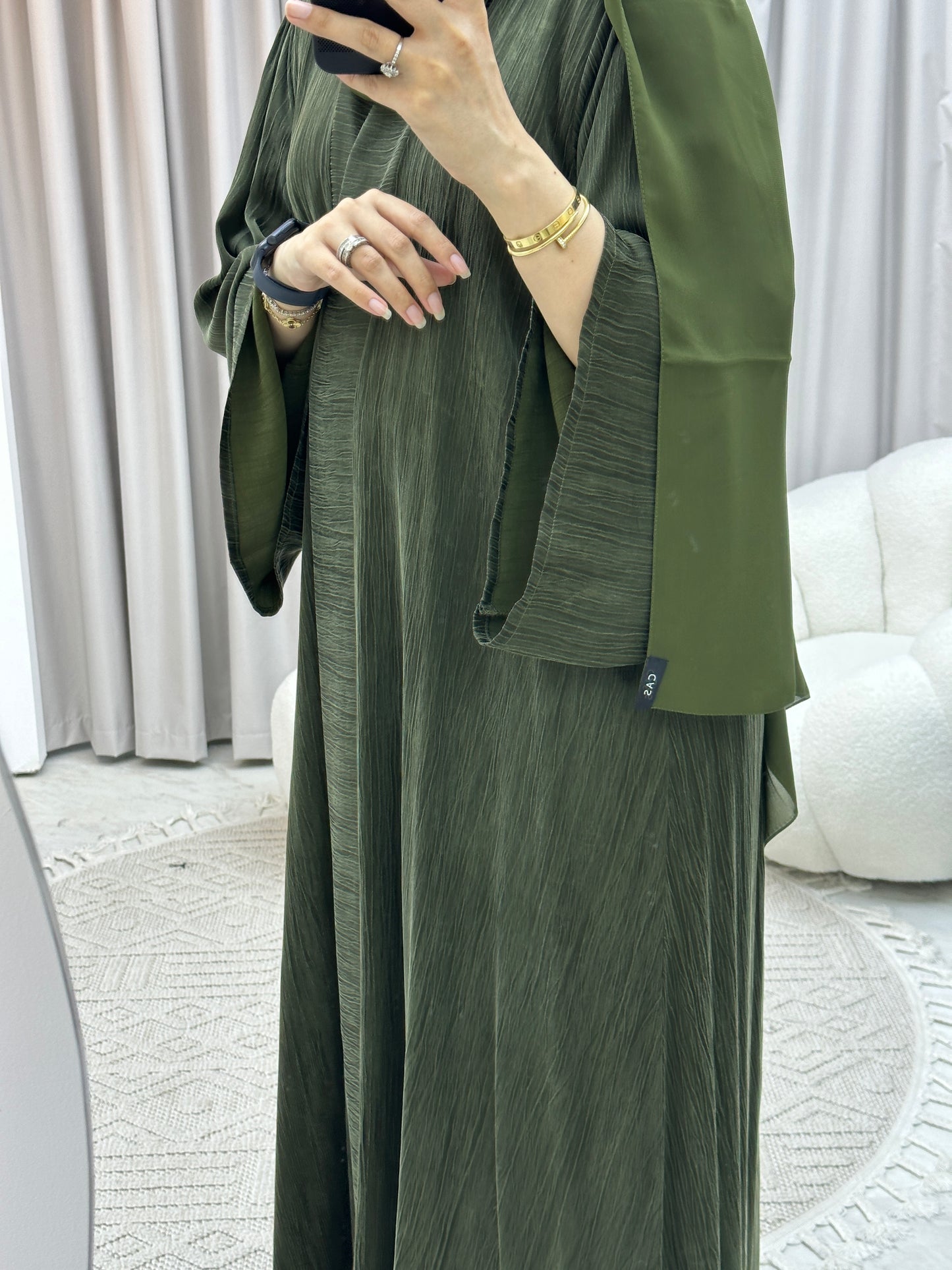 C RTW Turkish Ramadan Green Abaya