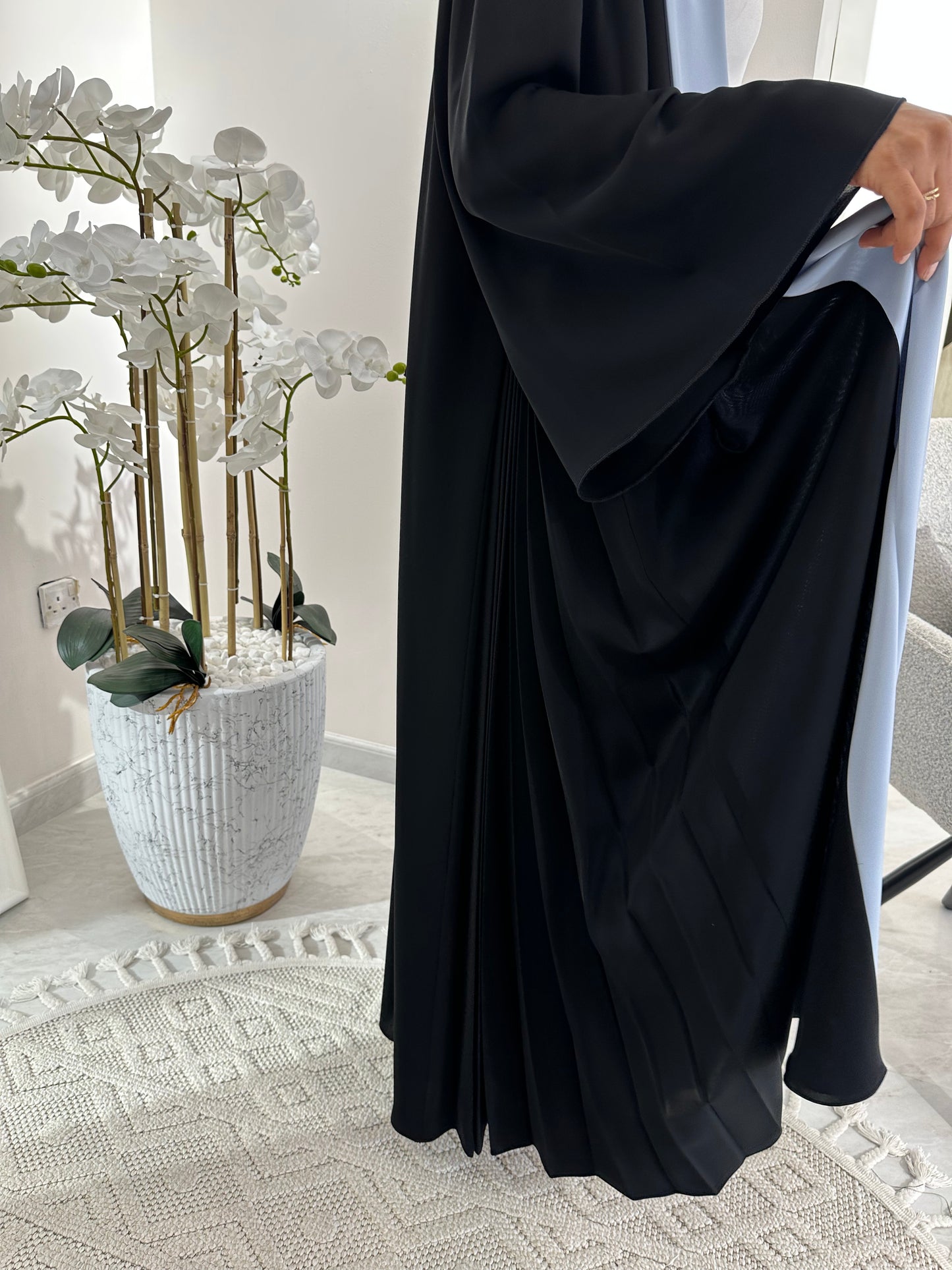 C Black Summer Work Abaya 12