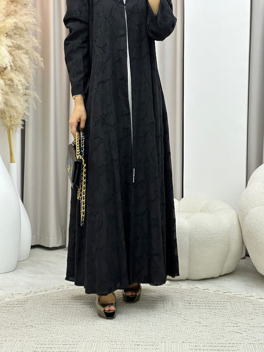 C 0337 Black Abaya