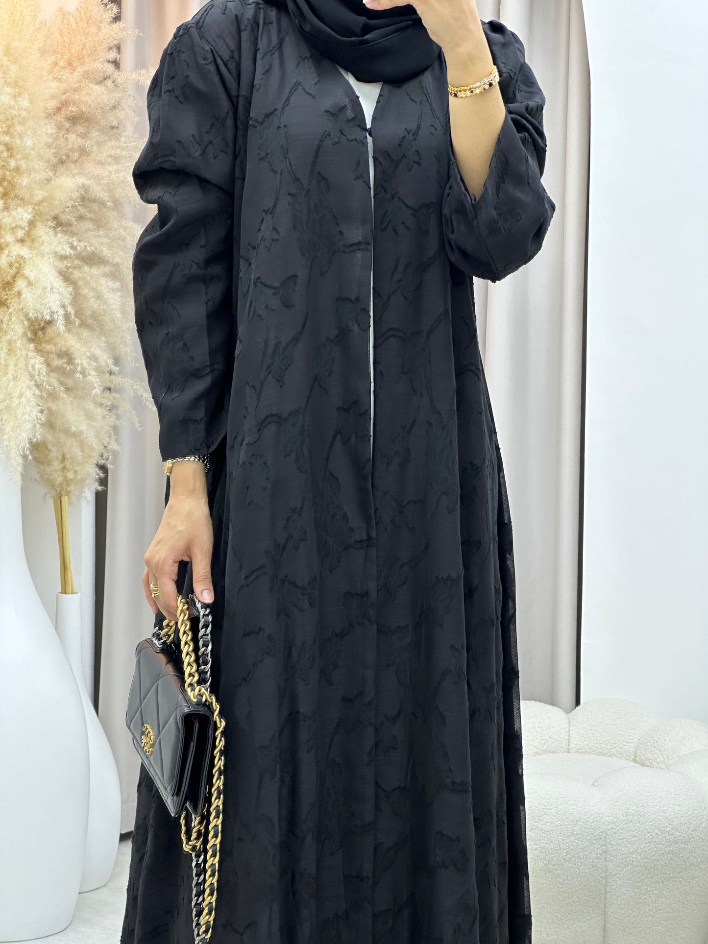 C 0337 Black Abaya