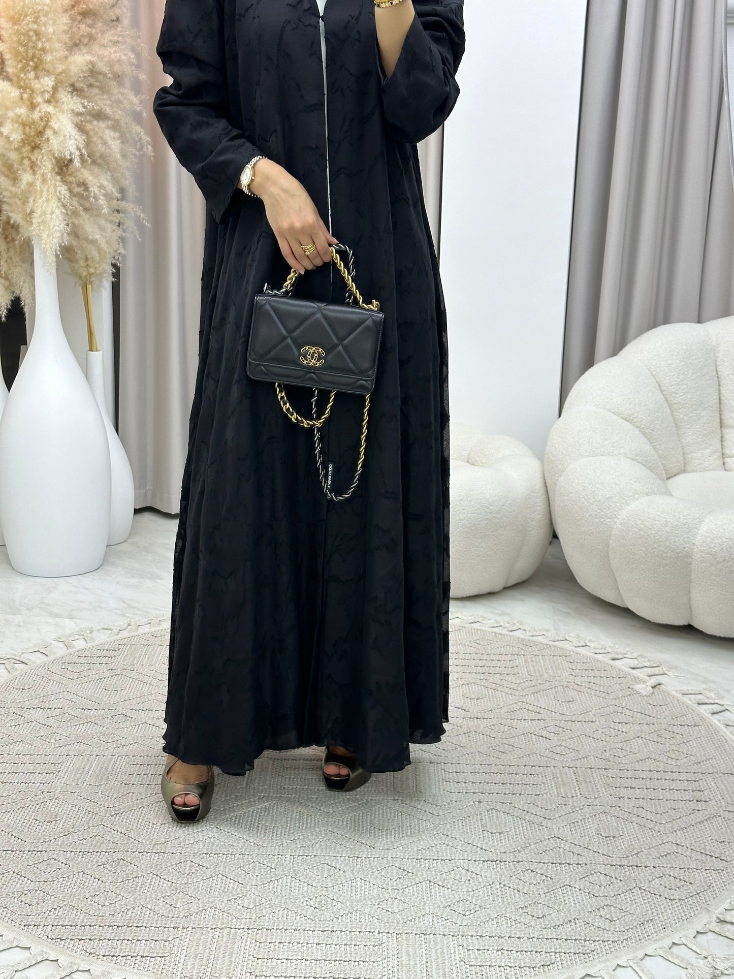 C 0337 Black Abaya