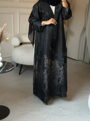 C 0863-01 Rose Gold Coat Abaya