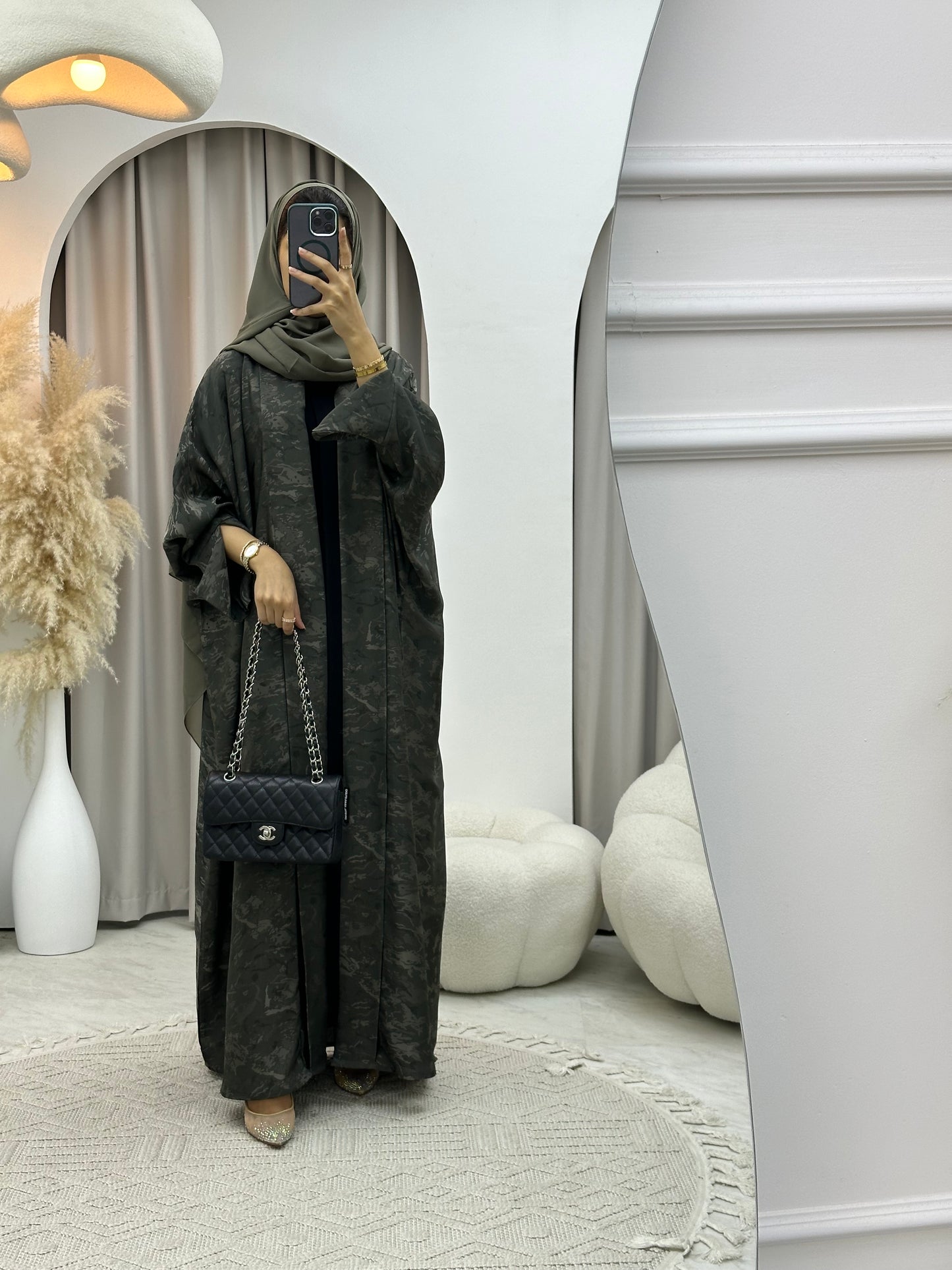 C 0158-02 Army Camo Bisht Abaya