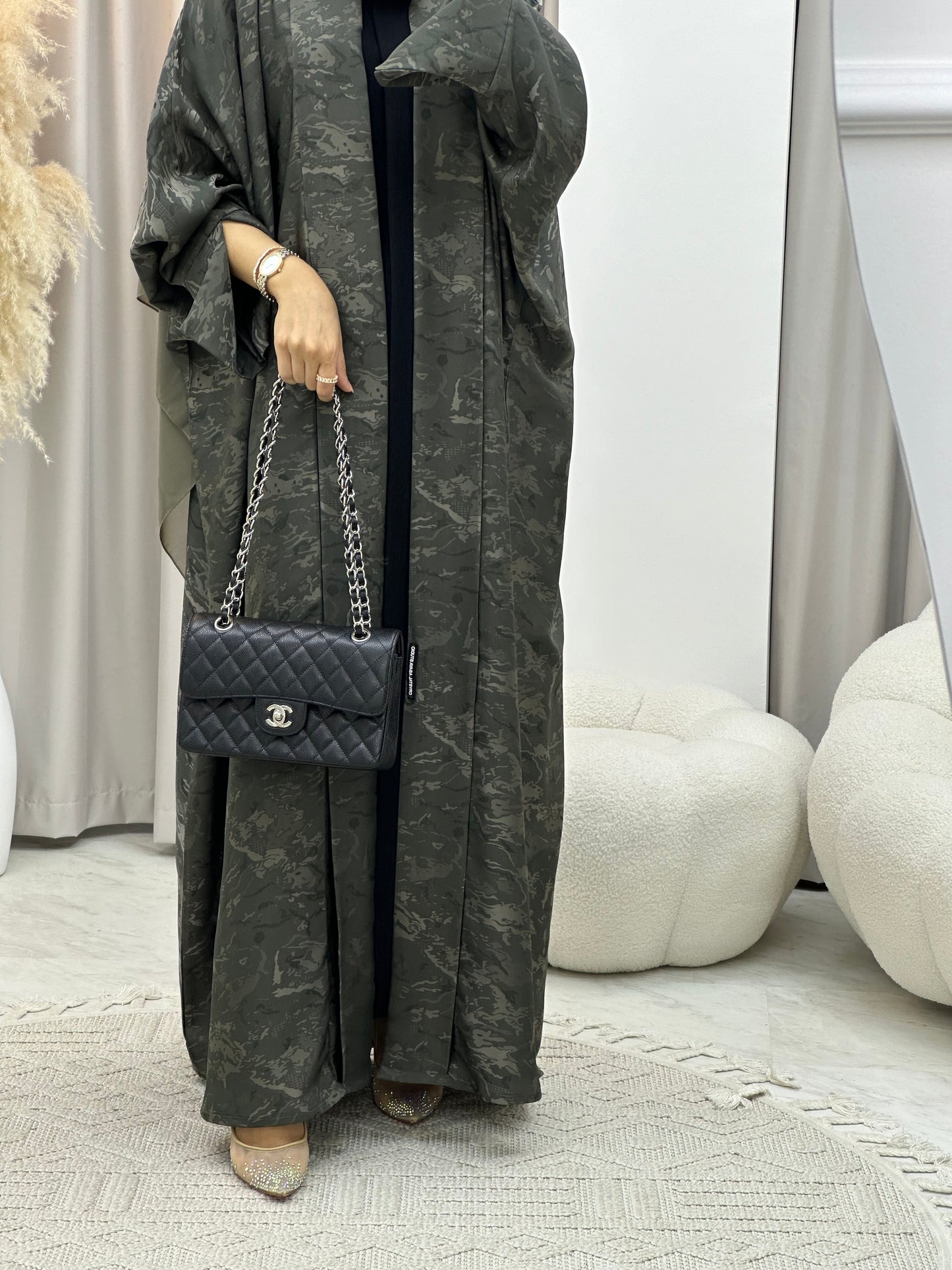 C 0158-02 Army Camo Bisht Abaya