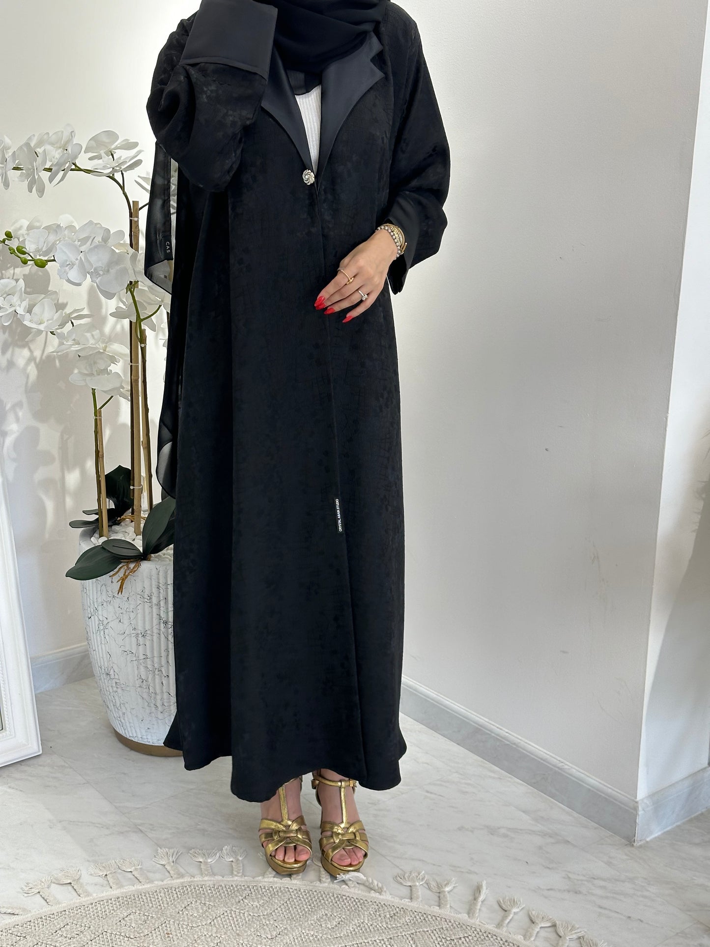 C 0340 Black Abaya