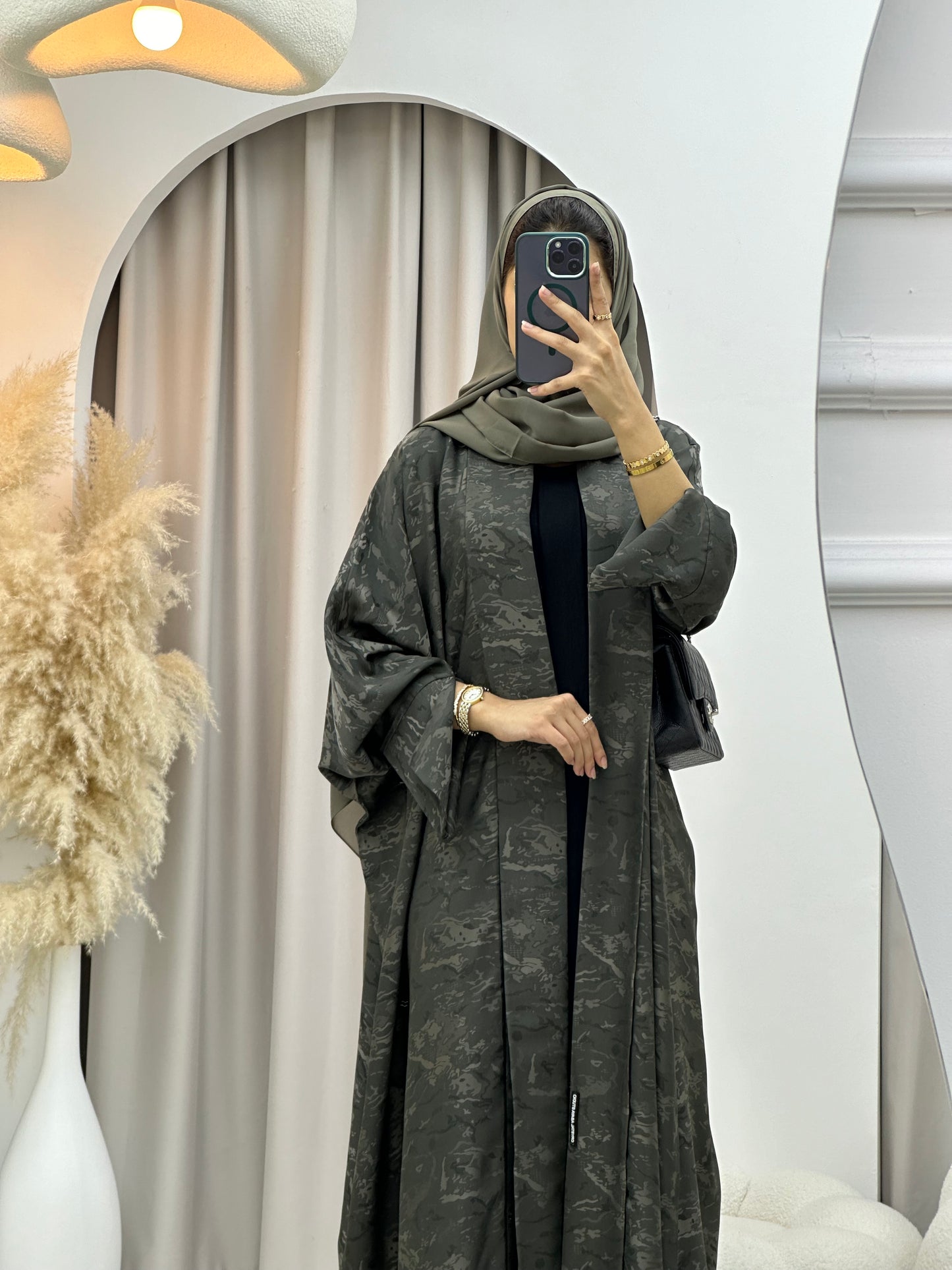 C 0158-02 Army Camo Bisht Abaya