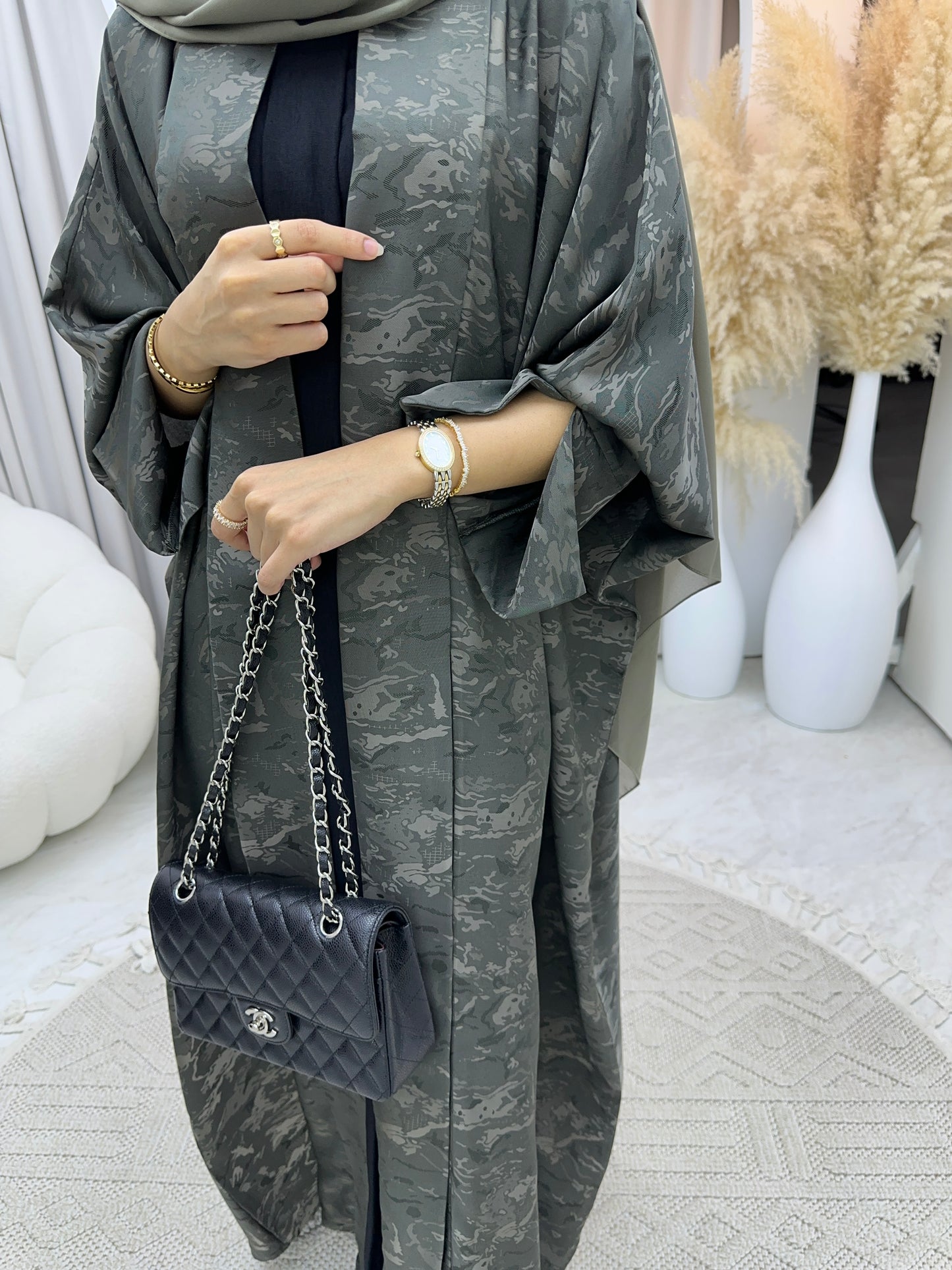 C 0158-02 Army Camo Bisht Abaya