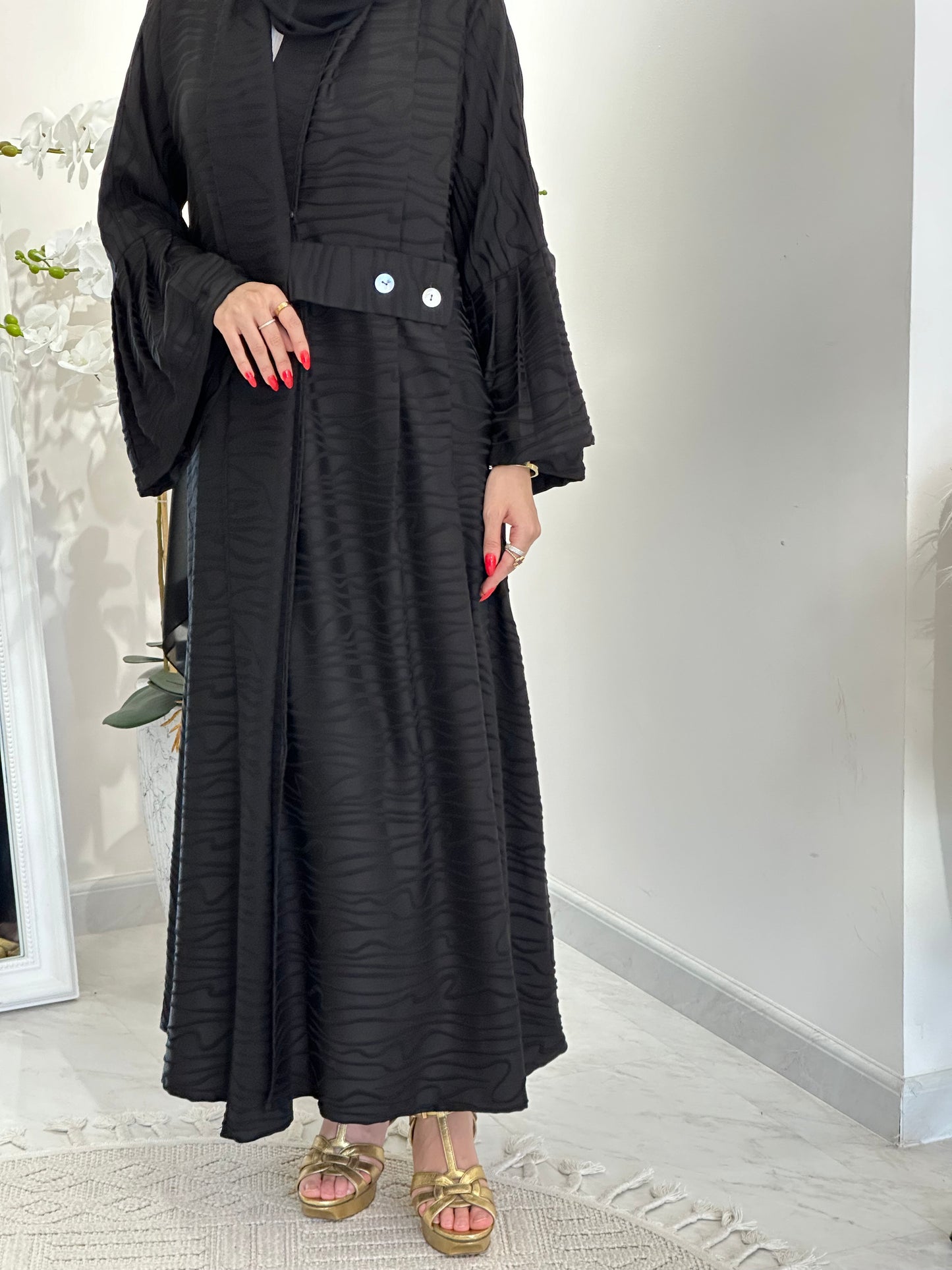 C 0343 Black Abaya