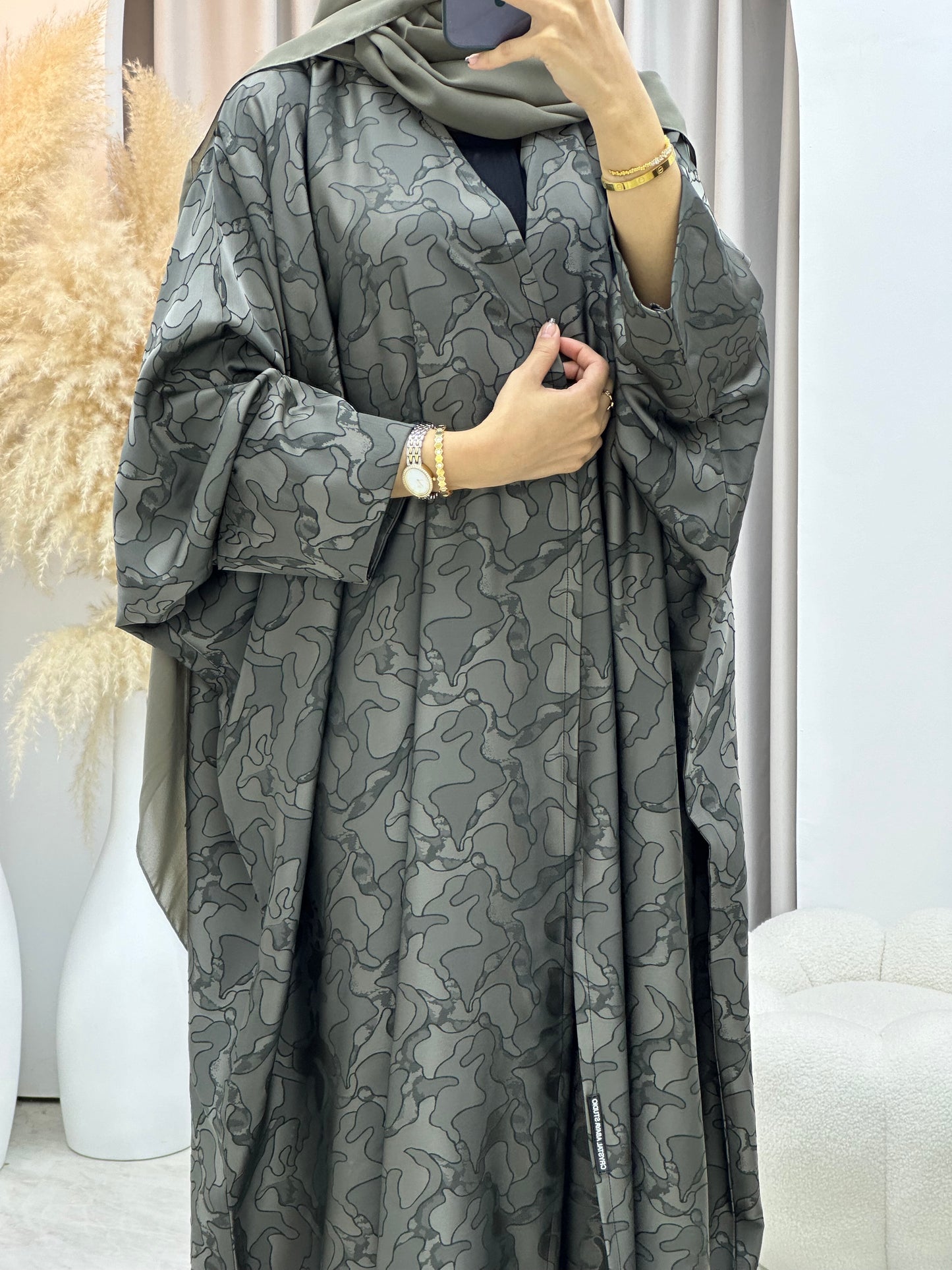 C 0159-02 Army Camo Bisht Abaya