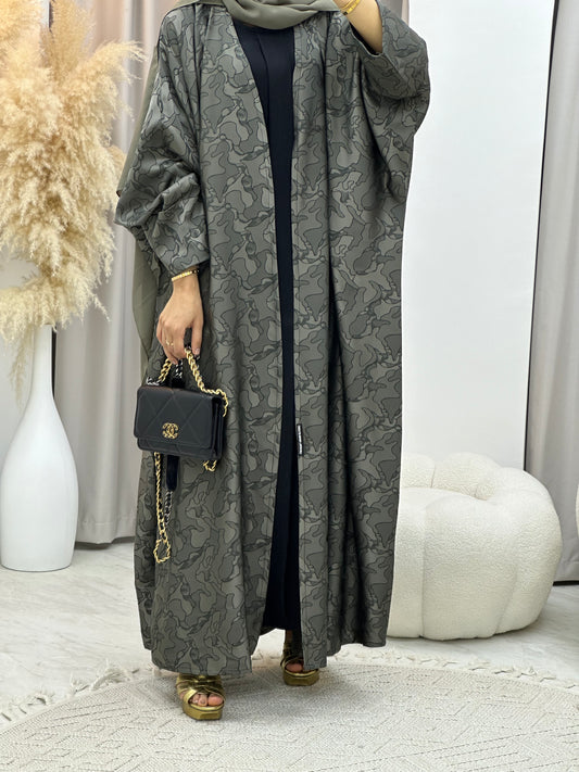 C 0159-02 Army Camo Bisht Abaya