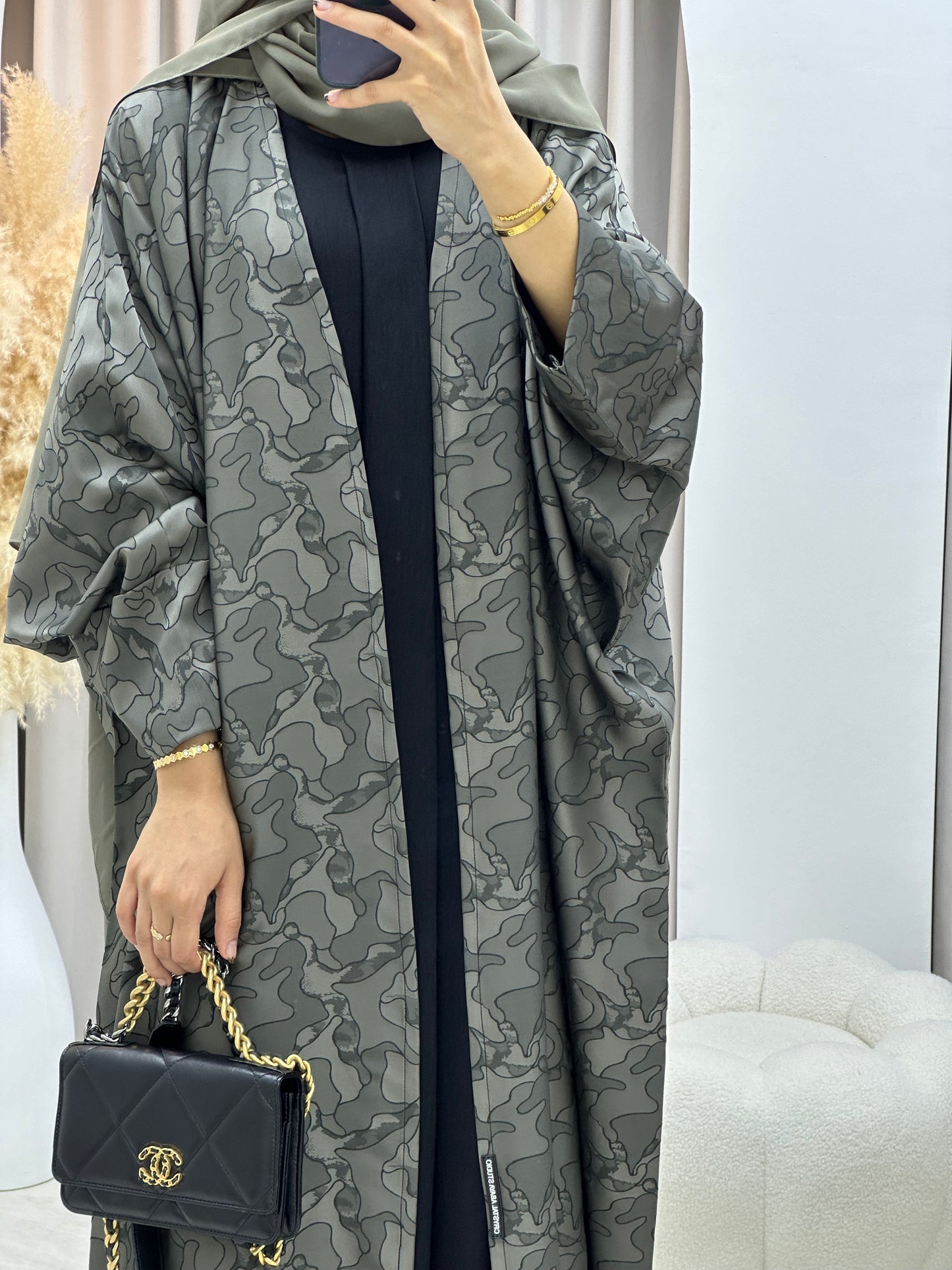 C 0159-02 Army Camo Bisht Abaya