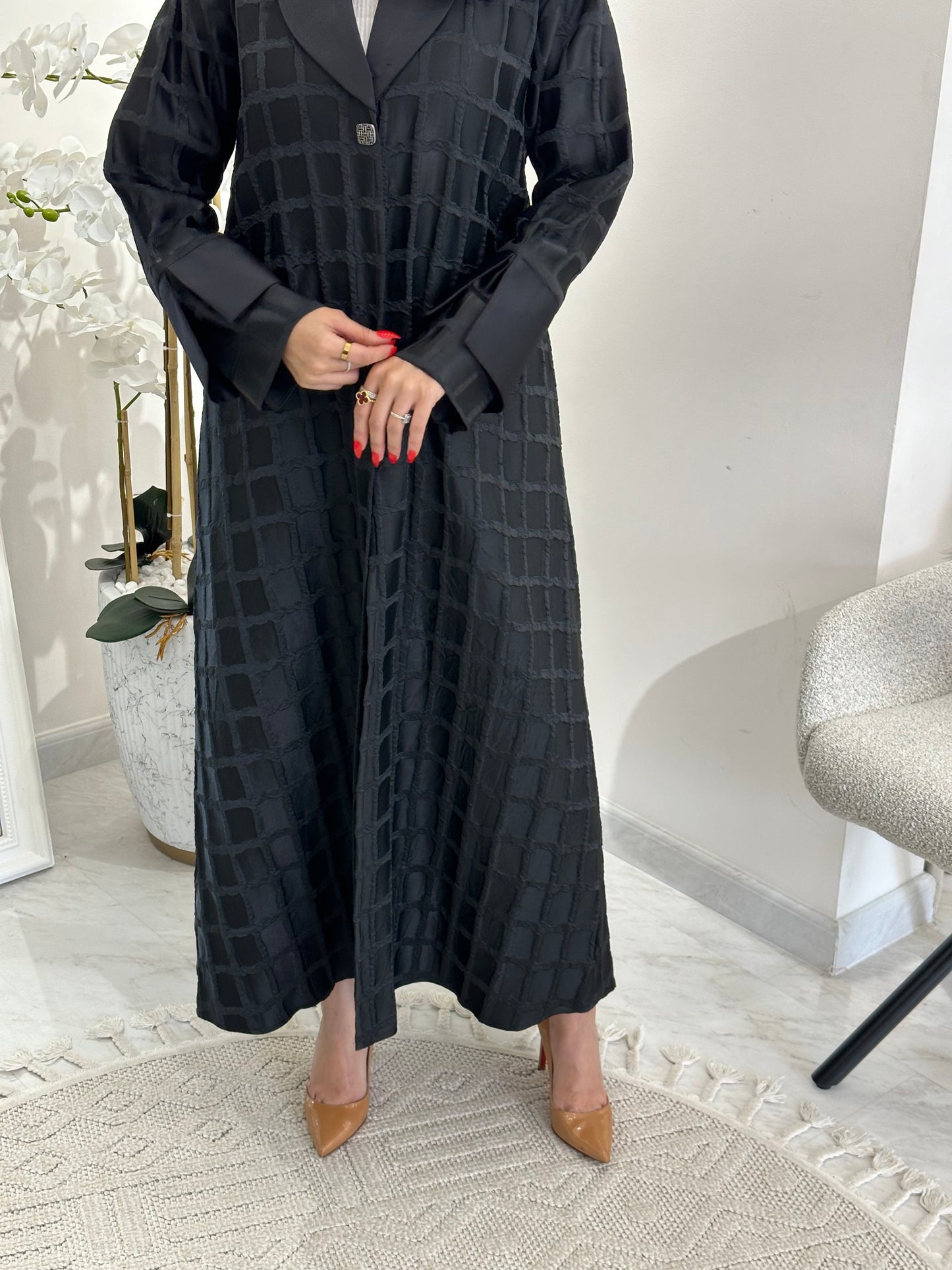 C 0347 Black Abaya