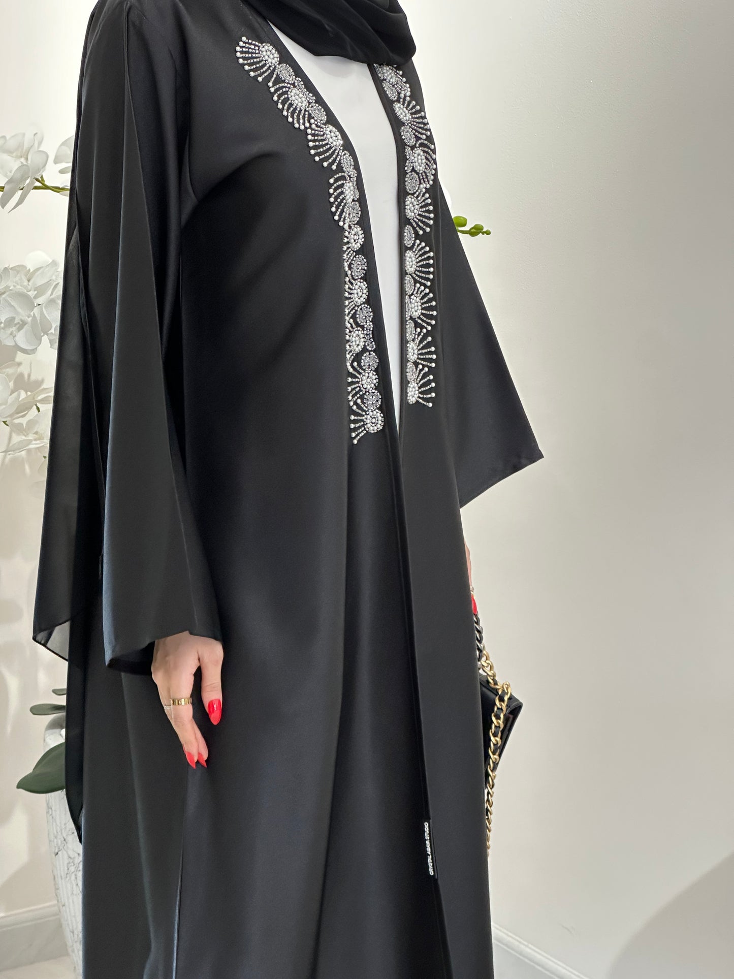 C 0348 Black Abaya