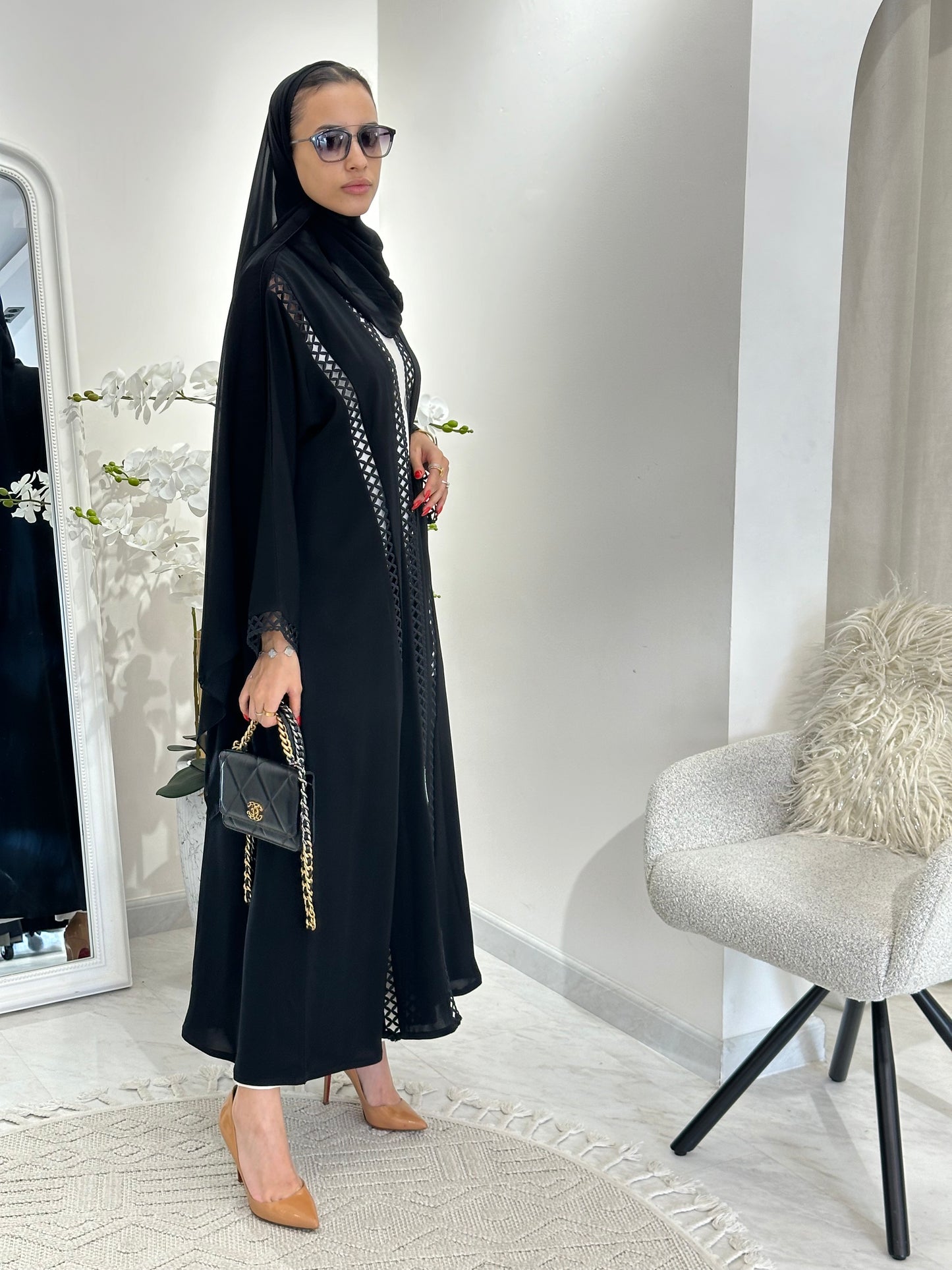 C 0349 Black Abaya