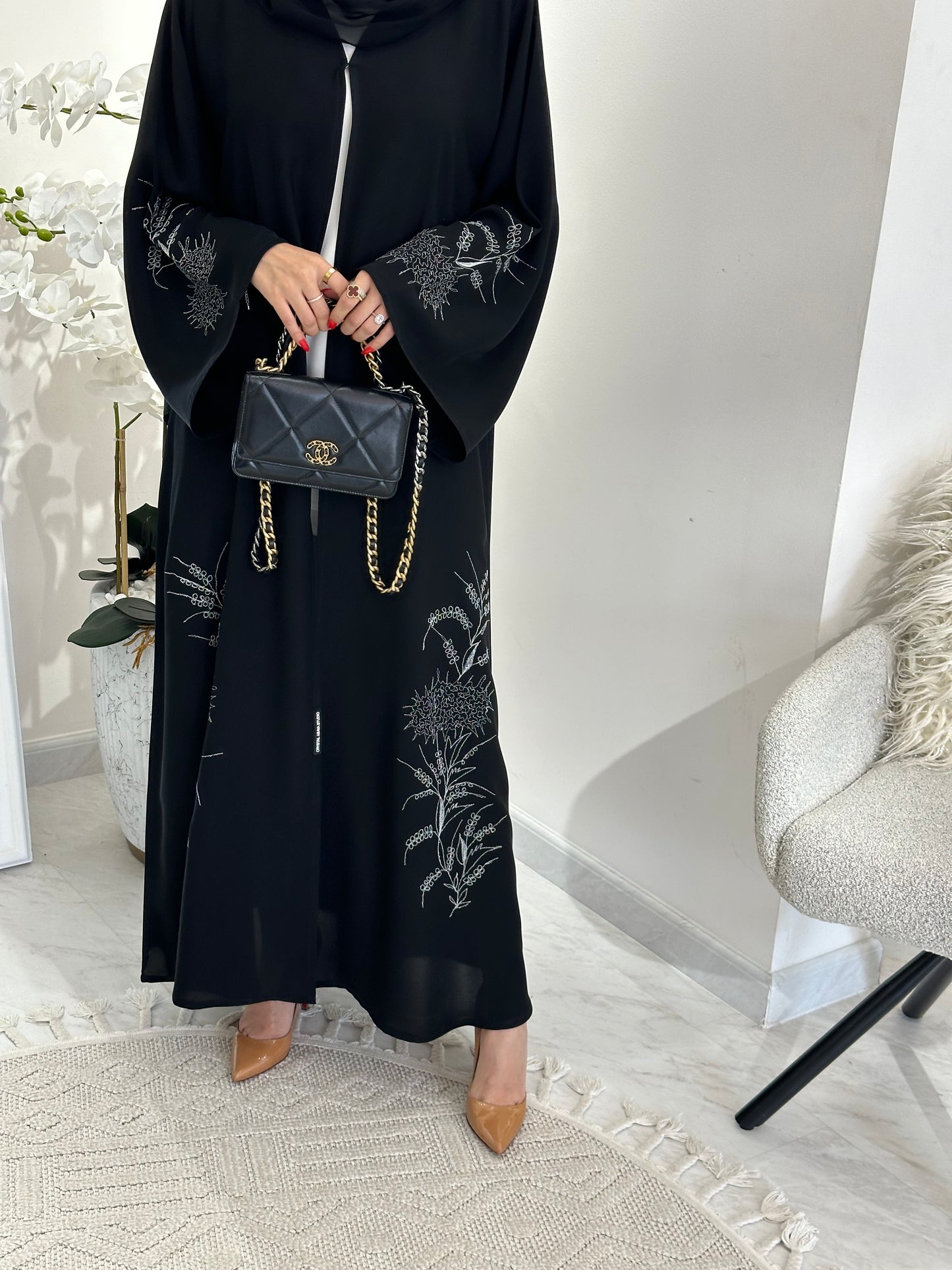 C 0351 Black Abaya