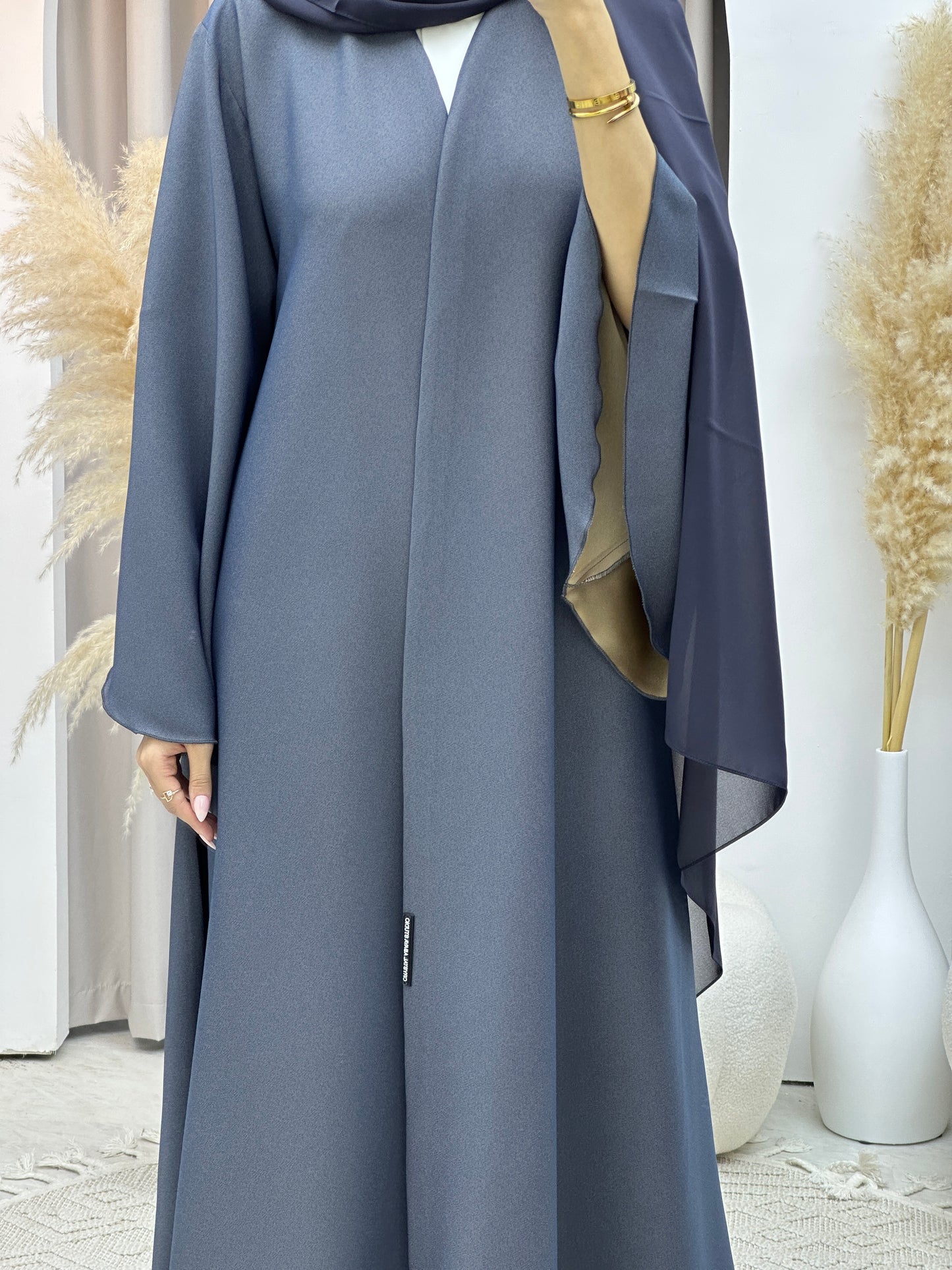 C Light Blue Kloosh Duotone Abaya