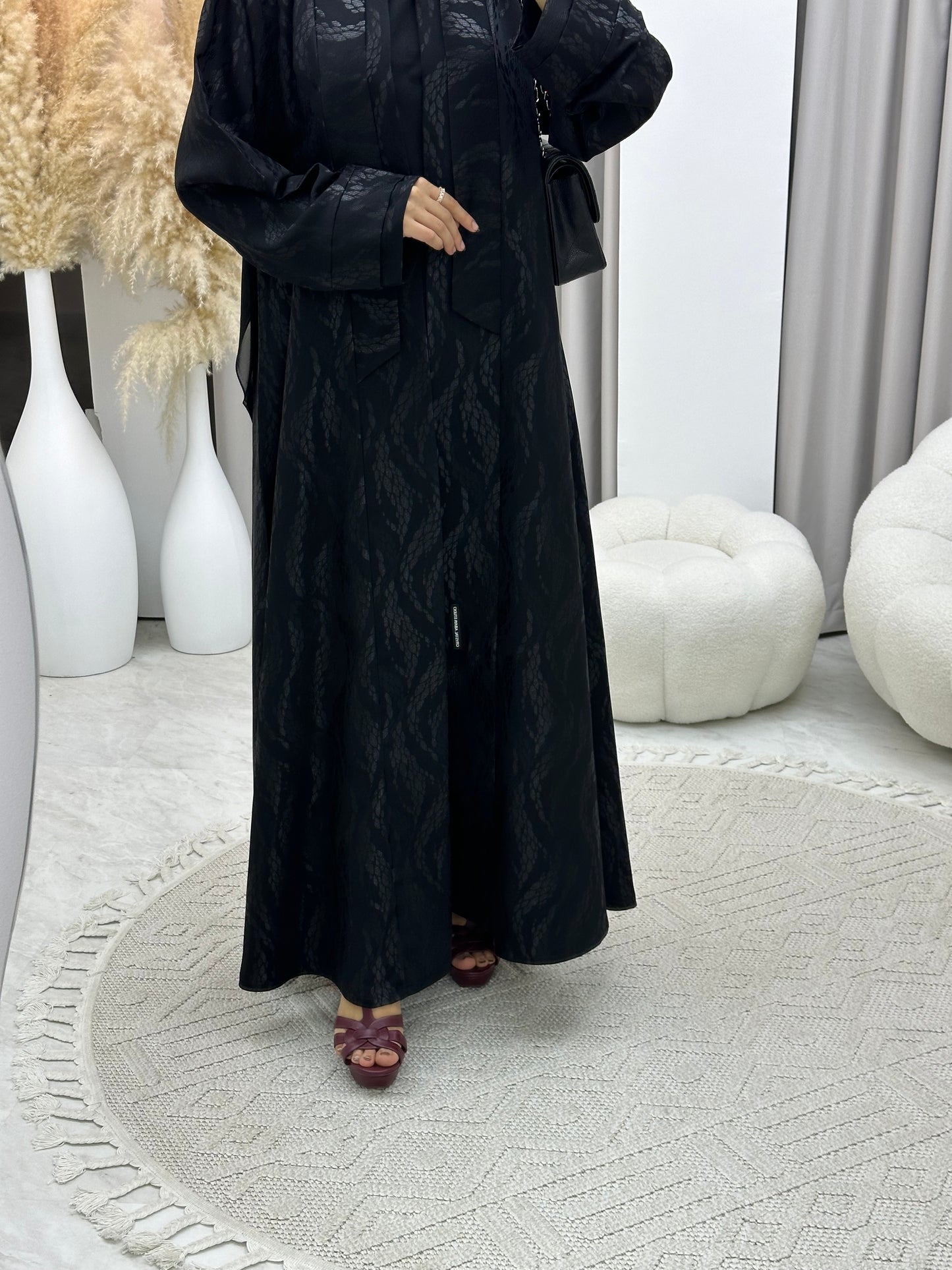 C 0161-01 Barley Black Abaya