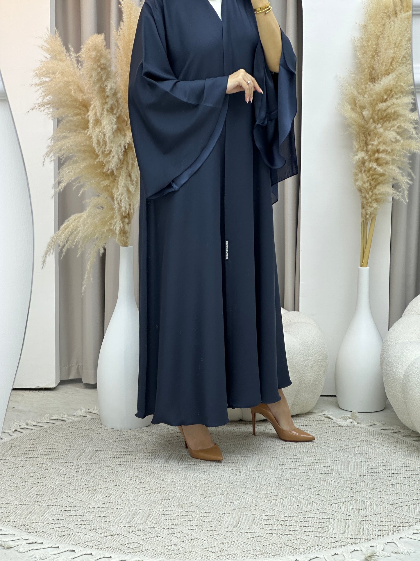 C RTW Navy Blue Kloosh Duotone Abaya