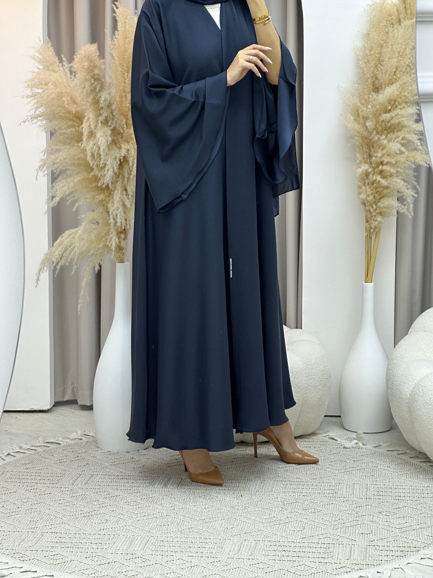 C RTW Navy Blue Kloosh Duotone Abaya