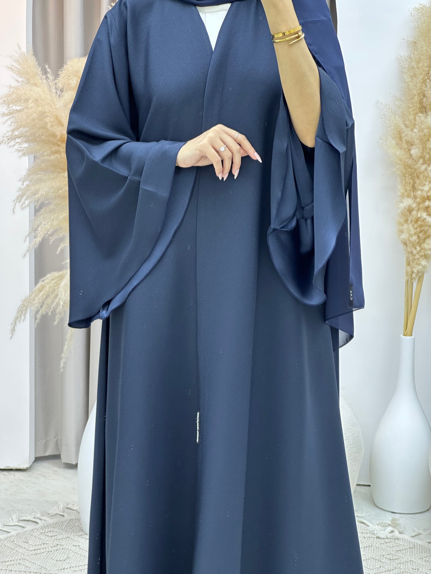 C RTW Navy Blue Kloosh Duotone Abaya