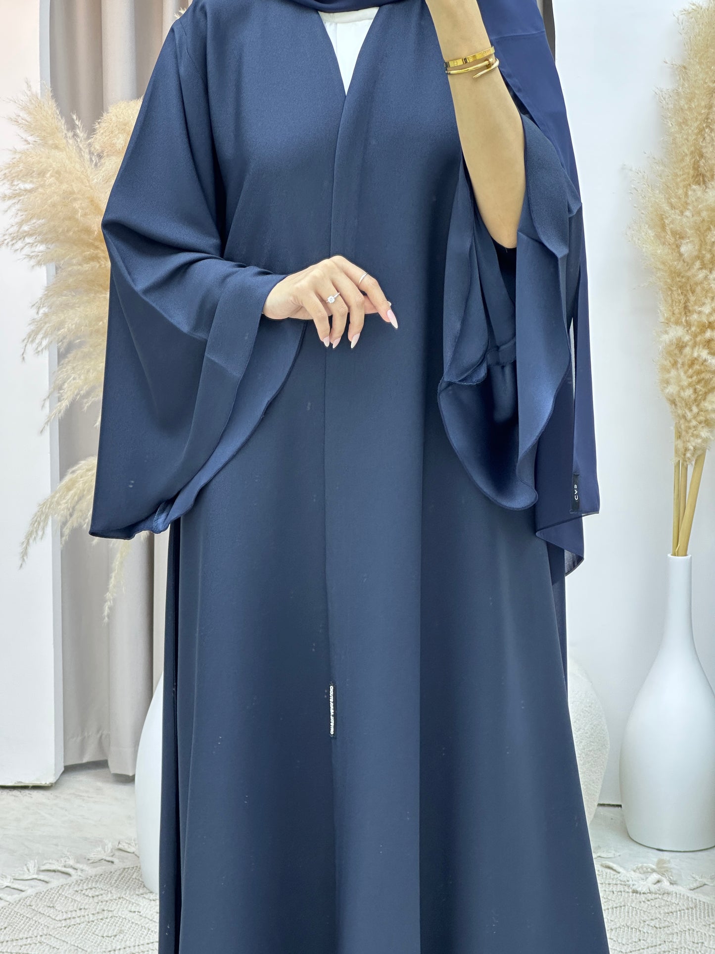 C RTW Navy Blue Kloosh Duotone Abaya