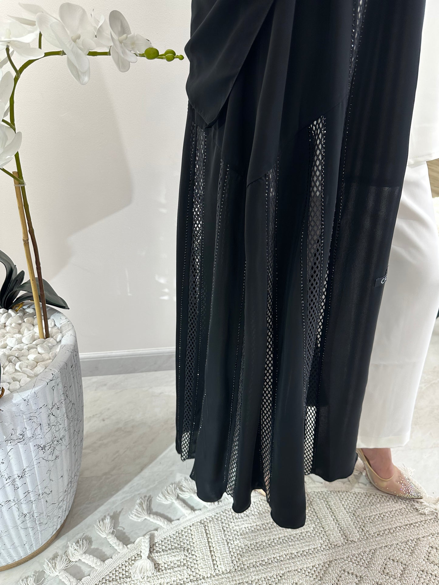 C Black Summer Eid Abaya 03