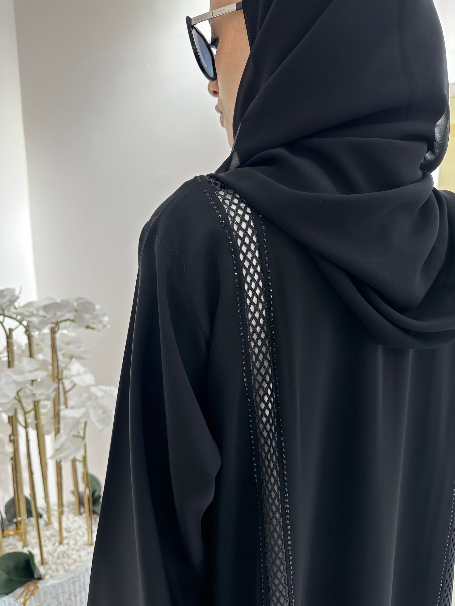 C Black Summer Eid Abaya 03